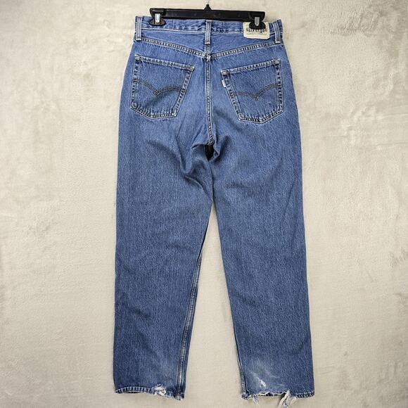 Levis Silvertab 94 Baggy Jeans Mens 28x29 Blue Denim Y2K Skater Hip Hop - Picture 7 of 16